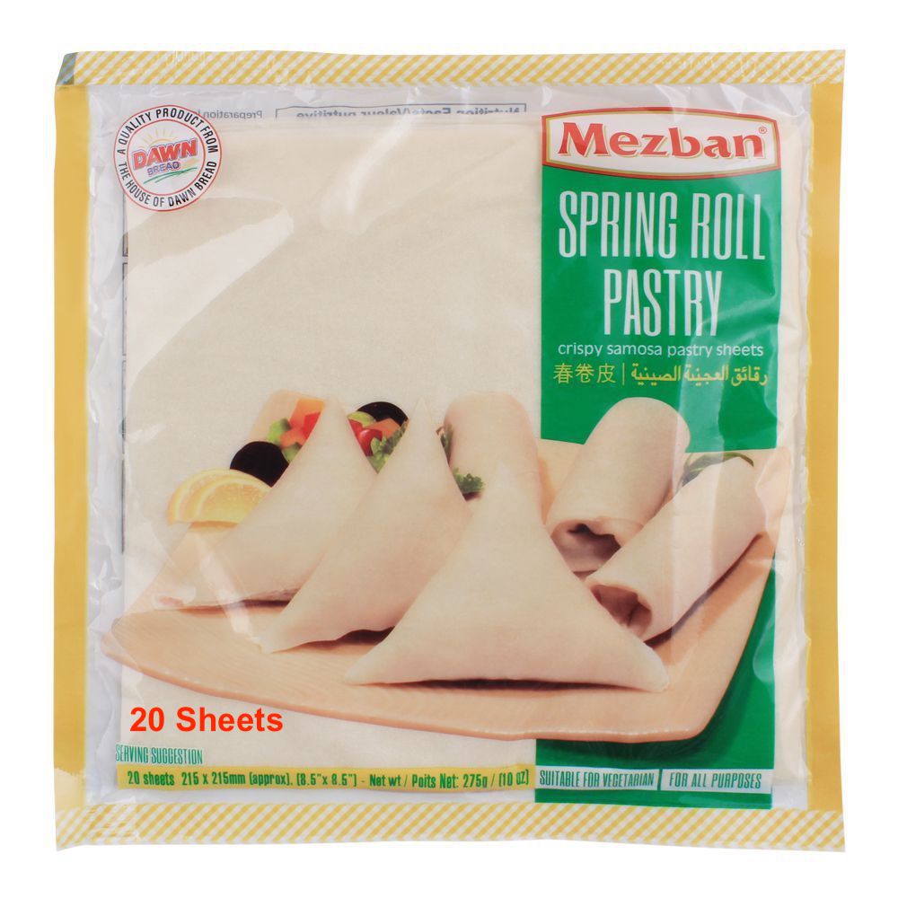 Spring Roll Pastry, 8.5 Pastry Sheets