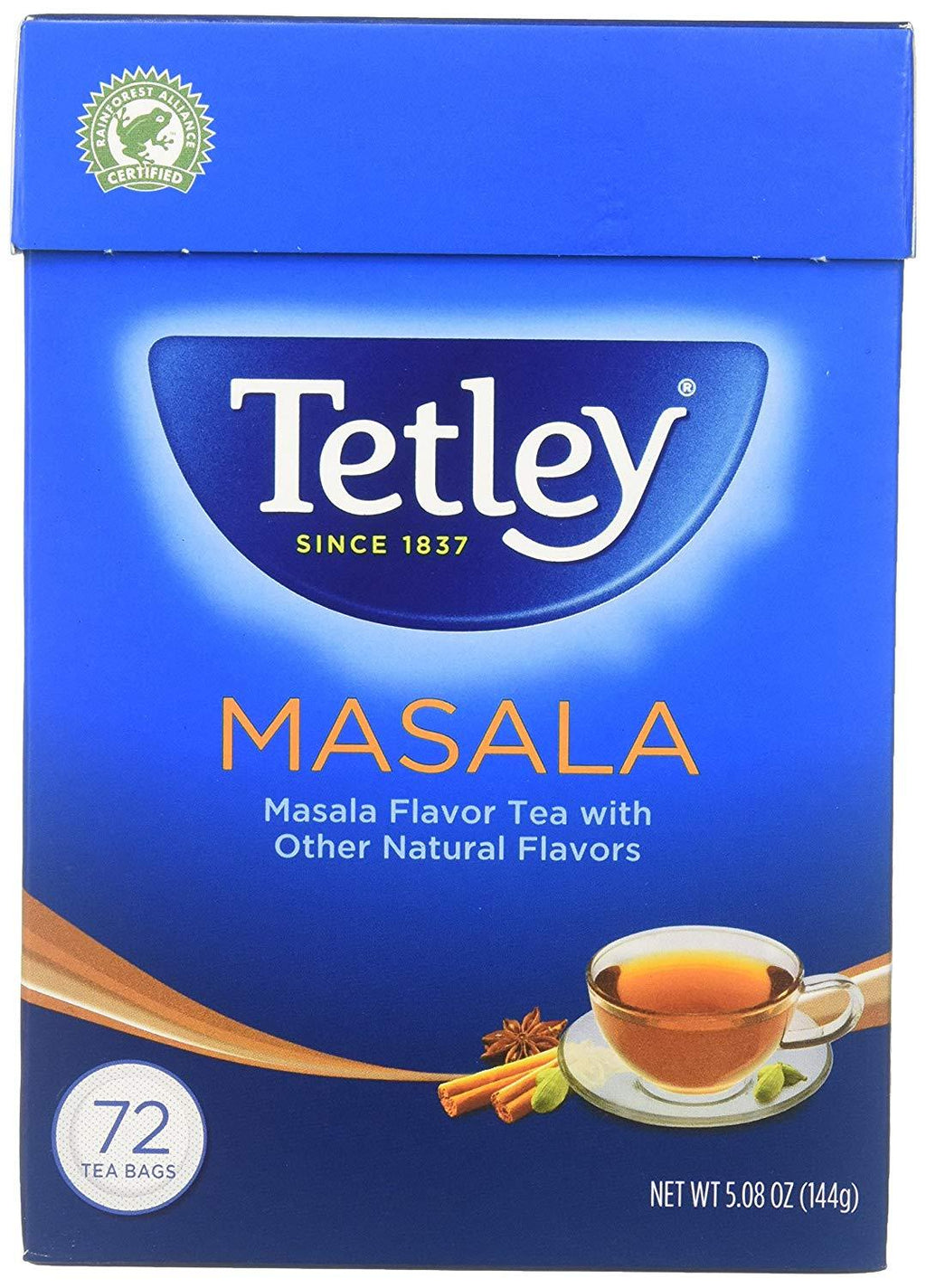 Tetley USA Ginger Tea, 72-Count Tea Bags - 5.08 Oz 