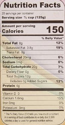 The Nutrition Facts of Ahmed Strawberry Custard ITU Grocers Inc.