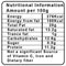 The Nutrition Facts of Amul Cheese Spread Yummy Plain 