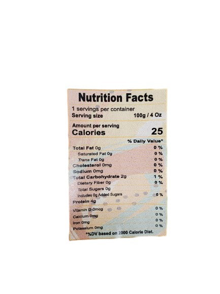 The Nutrition Facts of Asli Gundruk Dried Vegetable Leaves 