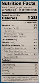 The Nutrition Facts of Gullon Sandwich Cookies 