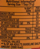 The Nutrition Facts of Kissan No Onion No Garlic Tomato Sauce 