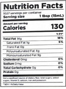 The Nutrition Facts of Laxmi Pure Canola Oil