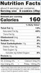 This is the Nutrition of Loacker Quadratini Coconut Wafers.