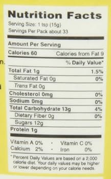 The Nutrition Facts of MTR Badam Drink Mix