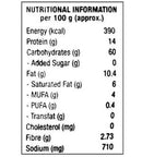 The Nutrition Facts of MTR Gulab Jamun Mix Large