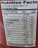 The Nutrition Facts of Mitchell"s Strawberry Jam ITU Grocers Inc.