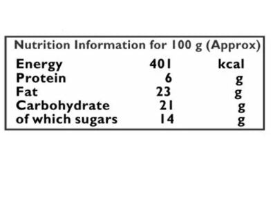 The Nutrition Facts of Mother's Recipe RTC Pav Bhaji Mix 