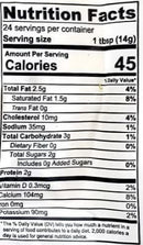 The Nutrition Facts of Nanak Khoa