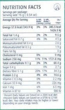 The Nutrition Facts of Nirapara Curry Masala 