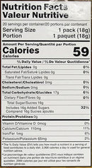 The Nutrition Facts of This is the Nutrition of Pocas Honey Ginger Tea (Date Flavour).