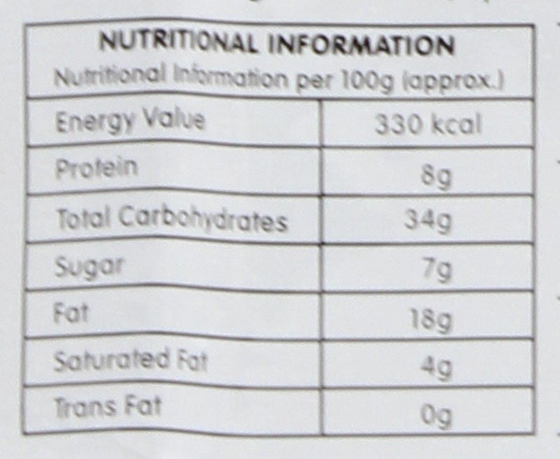 The Nutrition Facts of Rasoi Magic Butter Chicken 