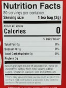 The Nutrition Facts of Tea India Chai Moments Ginger 