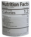 The Nutrition Facts of Tooba Mint Chutney 