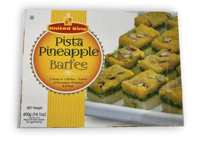 United King Pista Pineapple Barfee MirchiMasalay