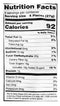 The Nutrition Facts of Ziyad Halal Fruit Flavored Marshmallows