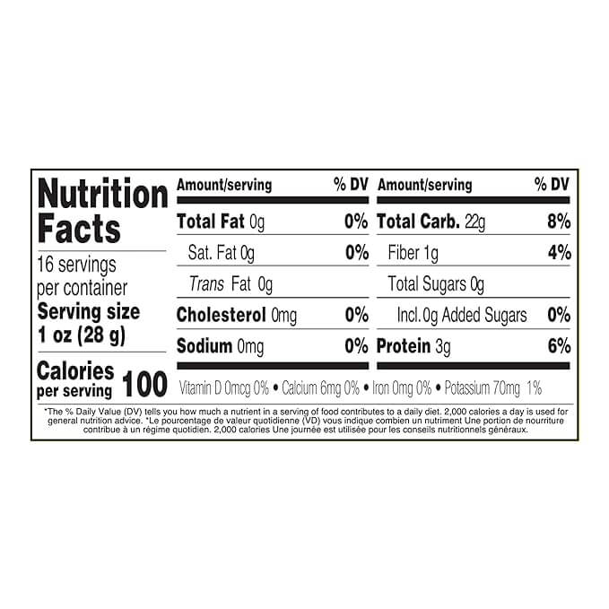 The Nutrition Facts of Ziyad Red Burghul Wheat