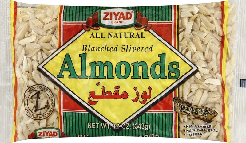 Ziyad Blanched Almond Slivered MirchiMasalay