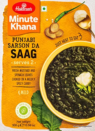 Haldiram's Sarson Da Saag Minute Khana MirchiMasalay