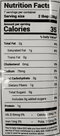 The Nutrition Facts of HandS Coconut Chutney (Coriander) 