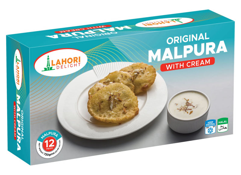 Lahori Delight Malpura With Ice Cream (12pcs) | MirchiMasalay