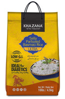 Khazana Sella Parboiled Basmati Rice MirchiMasalay