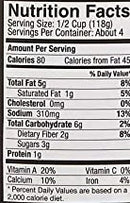The Nutrition Facts of Mina Shakshuka Tomato Suace 