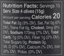 The Nutrition Facts of Mina Pitted Green Olives 