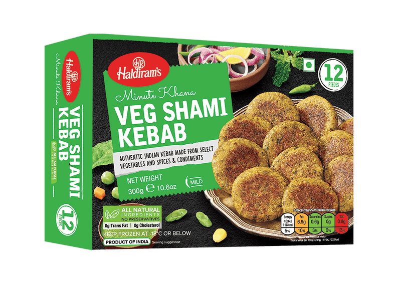 Haldiram's Veg Shami Kebab | MirchiMasalay