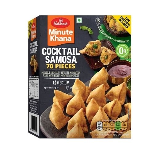 Haldiram Cocktail Samosa Value Pack (70 Pcs) | MirchiMasalay