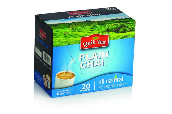 Quick Plain Chai (20 pouches) MirchiMasalay